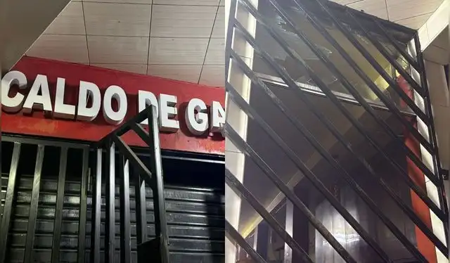 La explosión devastó el negocio, mientras que la Policía Nacional investiga el hecho y vecinos piden más seguridad. Foto: composición/cortesía.   