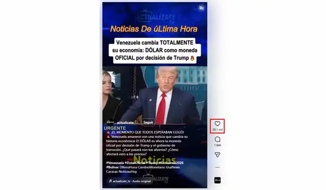 Publicación viralizada en Instagram. | Foto: Instagram Publicación viralizada en Instagram. | Foto: Instagram