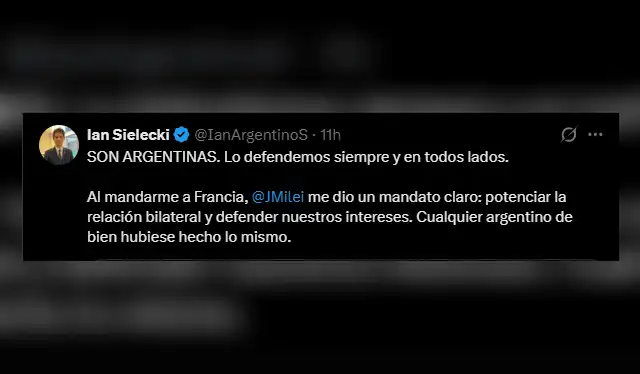 Foto: IanArgentinoS (X) Foto: IanArgentinoS (X)