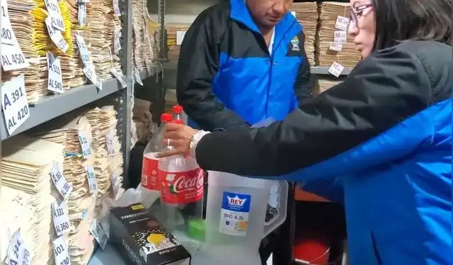 Concejal Geraldine Benavente realizó constatación este viernes. Foto: Mirelia Quispe - La República.   