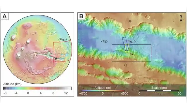  Datos de alta resolución recopilados por los instrumentos CaSSIS. Foto: Nature   