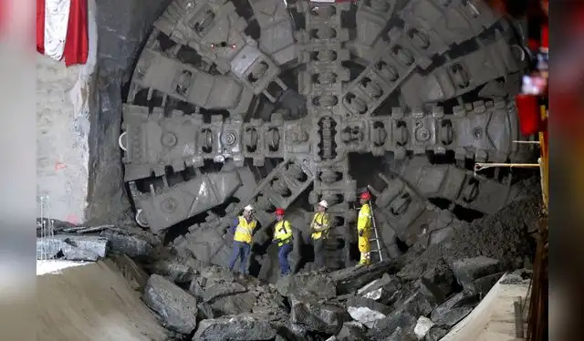  Avance significativo en la construcción de la Línea 2 del Metro de Lima y Callao: tuneladora 'Delia' perfora más de 7 kilómetros de túnel. Foto: MTC   
