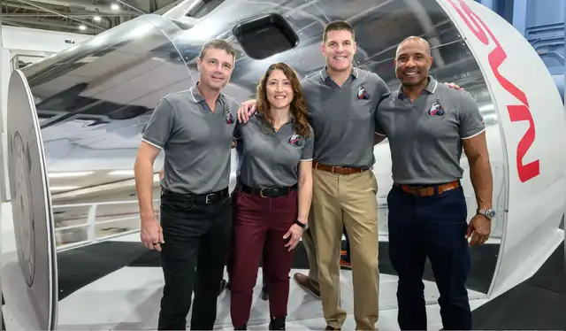 Los astronautas Artemis de la NASA entran en cuarentena. Foto: NASA Los astronautas Artemis de la NASA entran en cuarentena. Foto: NASA