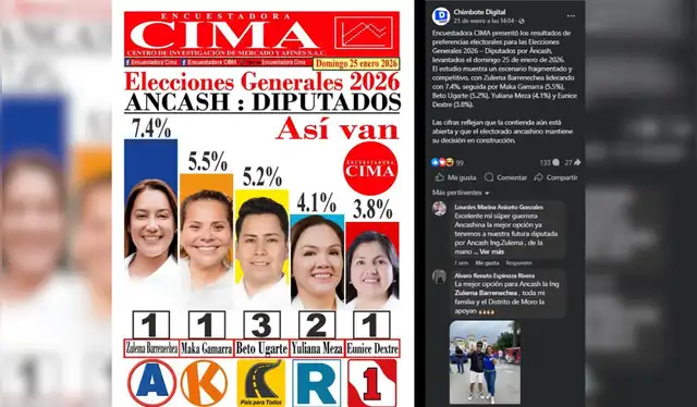  <em>Captura de pantalla tomada el 01 de febrero de 2026 de una publicación en Facebook</em>    