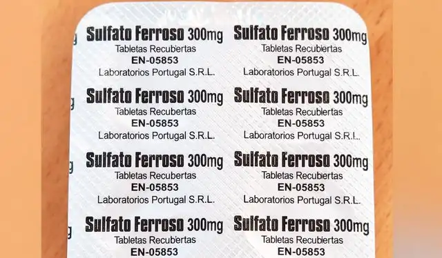  Sulfato Ferroso es utilizada para el tratamiento de pacientes con anemia. Foto: La República   