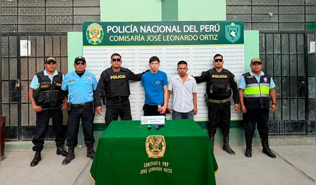  Detenidos integrarían la banda criminal Los Malditos de Bagua. Créditos: difusión.<br><br>    