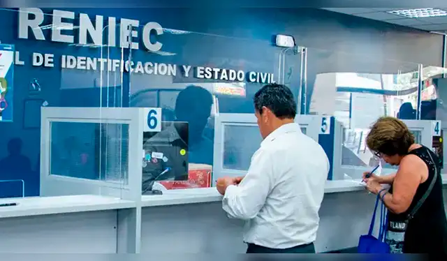 Oportunidad laboral en Reniec. Foto: difusión    