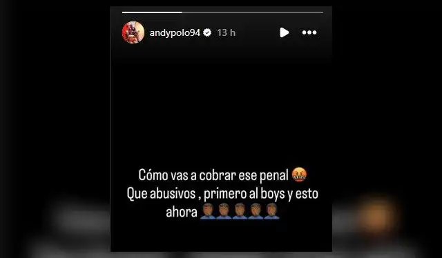 Andy Polo explota en Instagram y cuestiona duramente a Kevin Ortega. Foto: Instagram de Andy Polo   