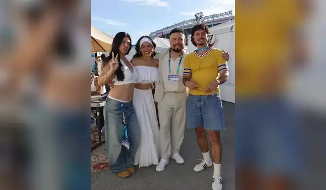 Kandrex Millones, Lu Arrospide, Eder Ávila y 'Pato' Quiñones tras el Super Bowl 2026    