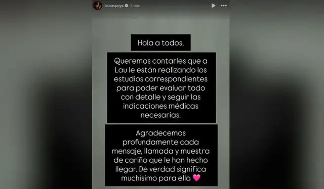  Laura Spoya agradece las muestras de afecto tras accidente de tránsito en Surco. Foto: composición LR/ Instagram   
