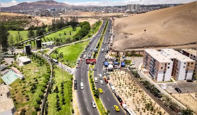  Remodelación de la avenida Alipio Ponce por parte de la Municipalidad de Lima. Foto: Andina   