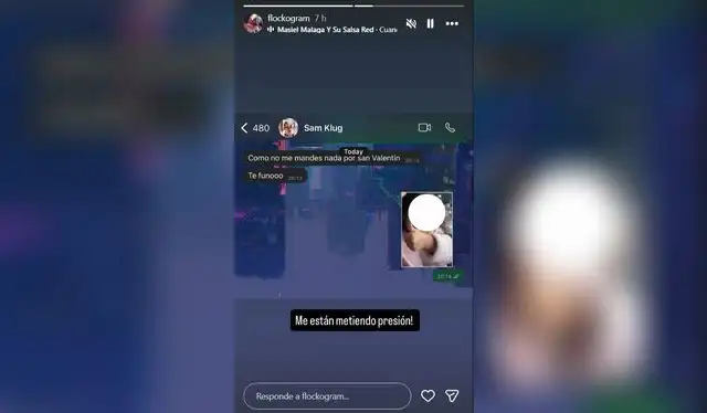 Captura compartida por Youna, expareja de Samahara Lobatón. Foto: Instagram   