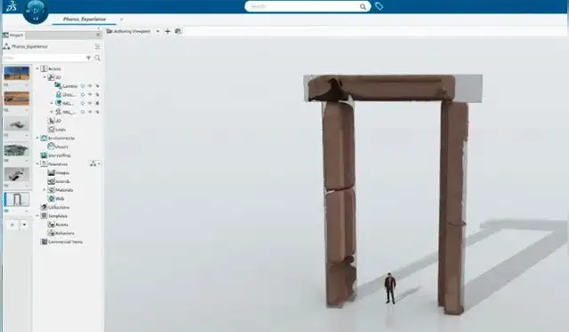  Reconstrucción virtual de la puerta del faro de Alejandría. Foto: Isabelle Hairy   