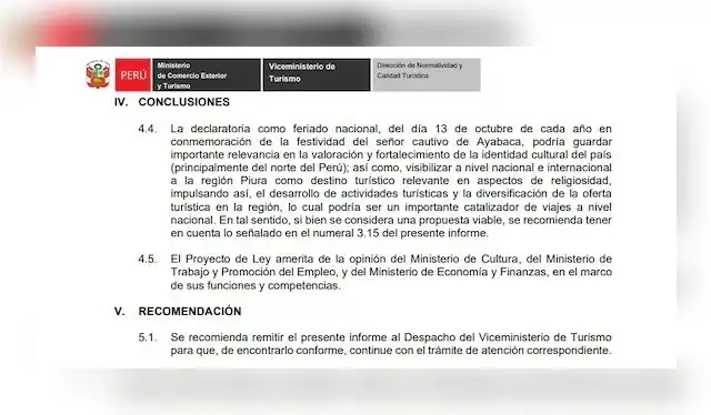  La oficialización por parte del Congreso como día no laborable en Ica. Foto: Gobierno Peruano 