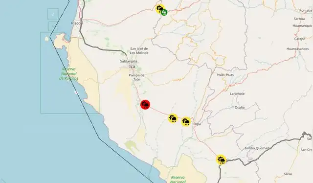 Vía afectada por huaicos. Foto: Sutran   