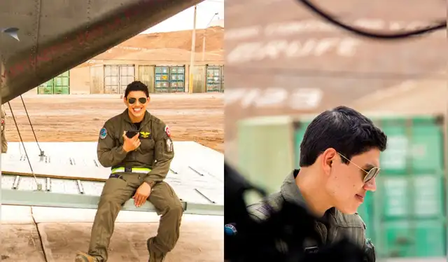 El Mayor FAP Sergio Paucar Centurión. Foto: Composición LR/ Facebook El Mayor FAP Sergio Paucar Centurión. Foto: Composición LR/ Facebook