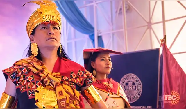  David Ancca y Helen Quiñones protagonizaran a la pareja imperial. Foto: Luis Álvarez, La República    