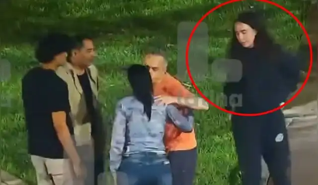 Adrián Villar se encontró con otras cuatro personas luego de atropellar a Lizeth Marzano. Foto: captura/Latina Noticias Adrián Villar se encontró con otras cuatro personas luego de atropellar a Lizeth Marzano. Foto: captura/Latina Noticias