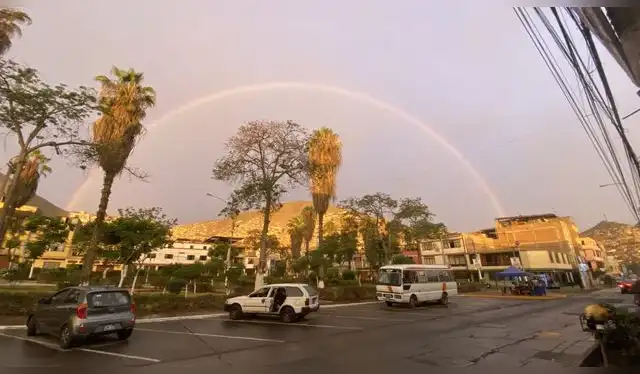 Arcoíris en el Rímac. Arcoíris en el Rímac.