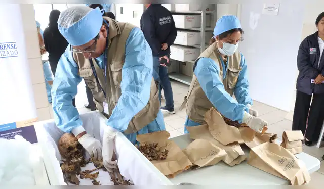  Ministerio Público entregó los restos de 17 víctimas de la violencia sociopolítica ocurrida entre 1980 y 1993. Foto: Ministerio Público    