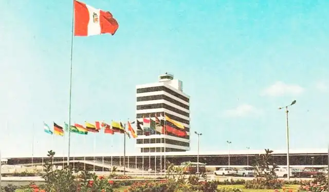  Antiguo frontis del Aeropuerto Internacional Jorge Chávez. Foto: Panamericana TV   