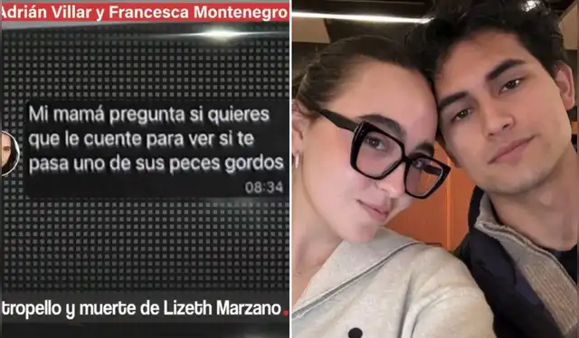 Conversaciones del celular de Adrian Villar, investigado por la muerte de la deportista Marzano. Foto: composición LR.   
