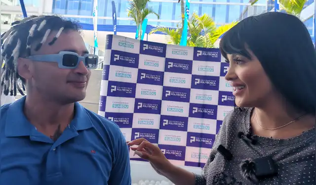 Michelle Soifer y Zumba volvieron a las aulas y acompañaron a los jóvenes a descubrir la educación del futuro en la Universidad Politécnica del Perú.   