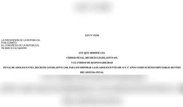 La Ley 32330 fue publicada por El Peruano el 10 de mayo de 2025. Foto: El Peruano.  