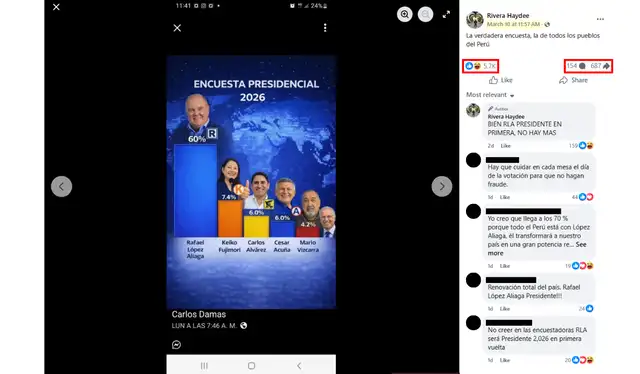 Publicación viralizada en redes sociales. Foto: Facebook  