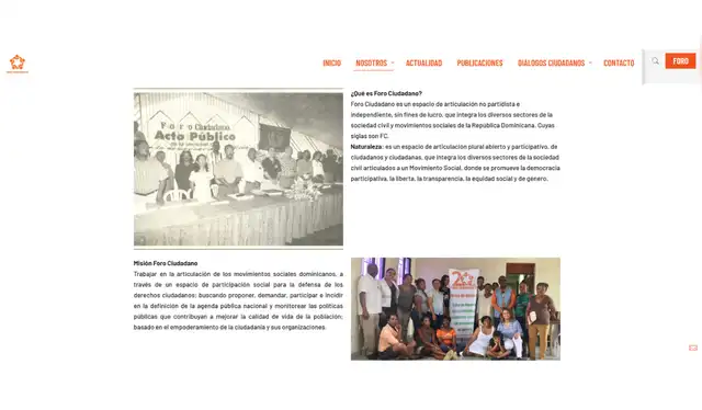 Información de la entidad dominicana. Foto: Foro Ciudadano RD  