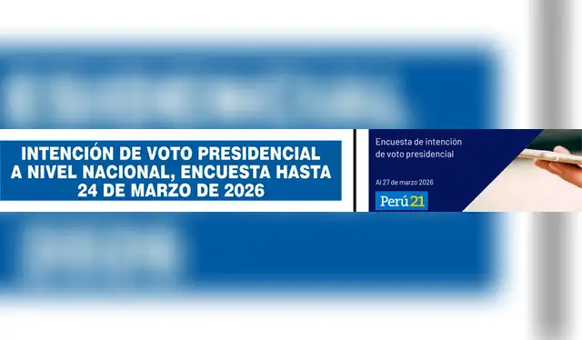 Último sondeo de Ipsos se elaboró al 27 de marzo. Foto: Facebook.   