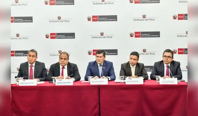 Presidente del Consejo de Ministros Luis Arroyo brindó detalles sobre decreto de urgencia N° 003-2026 para avalar préstamo privado de Petroperú. Foto: PCM Presidente del Consejo de Ministros Luis Arroyo brindó detalles sobre decreto de urgencia N° 003-2026 para avalar préstamo privado de Petroperú. Foto: PCM