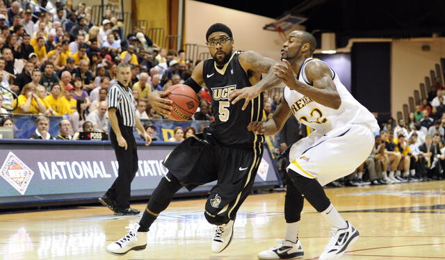 Marcus Jordan playing for the UCF Knights. Photo: LR Composition   