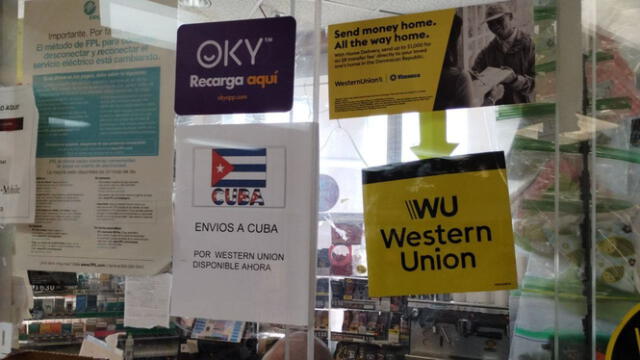 With transfers to Cuba suspended, Western Union offices face uncertainty. Photo: Ciber Cuba   