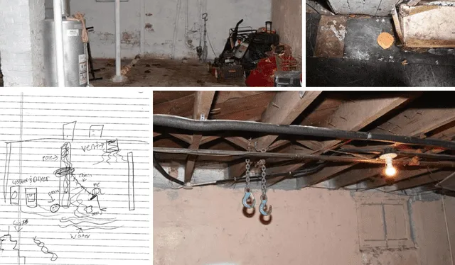 Important evidence for the case was found, such as the minor's drawing and the instruments that David Boyd used in his basement. Photo: GLR Composition/Yahoo/People Magazine Important evidence for the case was found, such as the minor's drawing and the instruments that David Boyd used in his basement. Photo: GLR Composition/Yahoo/People Magazine