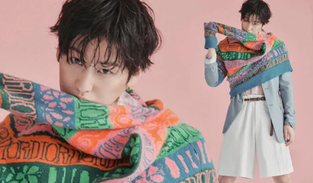 Derecha: Kim Bum con un total look de Dior. GQ Korea, agosto 2020. Crédito: Instagram