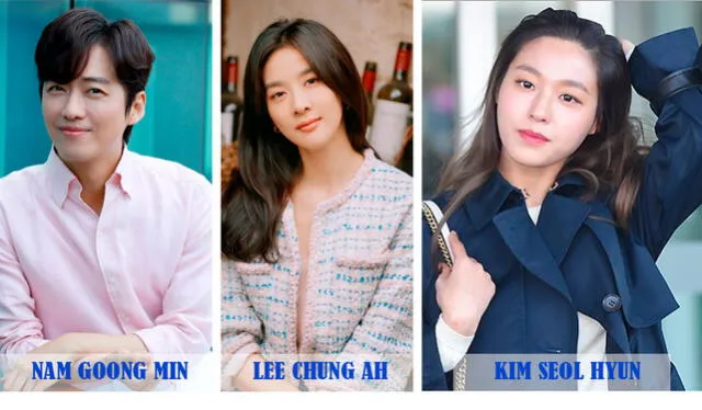 Nam Goong Min, Lee Chung Ah y Kim Seol Hyun protagonizan el dorama Awaken (tvN, 2020). Crédito: fotocomposición