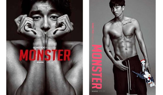 Gong Yoo en la portada de la revista Monster, 2012. Crédito: Instagram