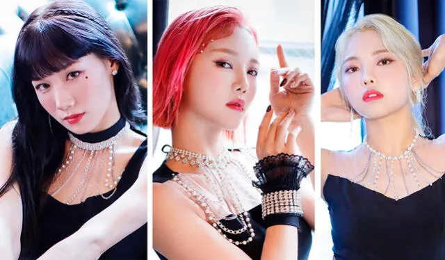 Seo Yoon, Cui Xiang y Ji Won (todas ex ILUV) Crédito: Instagram