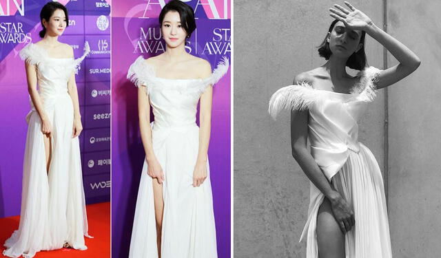 Seo Ye Ji y el vestido que llevó a los APAN Awards 2020. Foto: APAN/Alon Livné