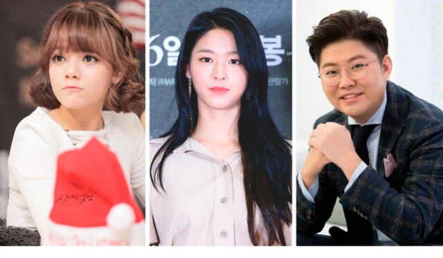 Shin Jimin, Kim Seolhyun y Han Sung Ho, este último CEO de  FNC Entertainment, fueron señalados por Mina en sus acusaciones. Crédito: fotocomposición