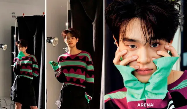 AB6IX: Lee Dae Hwi  fotografiado para la edición de agosto de Arena Homme+. Crédito: Instagram