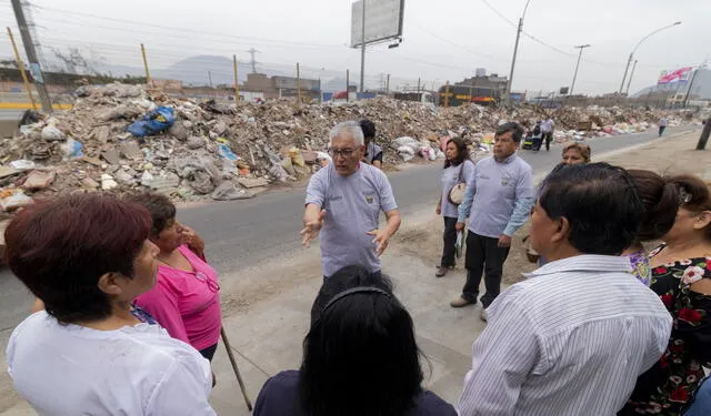 El Agustino: recogen más de 500 toneladas de desmonte y basura