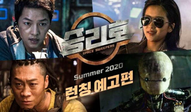 Song Joong Ki en la película Space sweepers