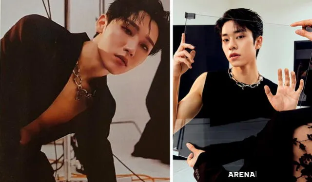 AB6IX: Kim Dong Hyun  fotografiado para la edición de agosto de Arena Homme+. Crédito: Instagram