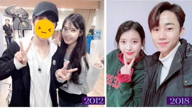 IU y Park Ji Bin guardan una amistad de  casi una década. Crédito: Twitter