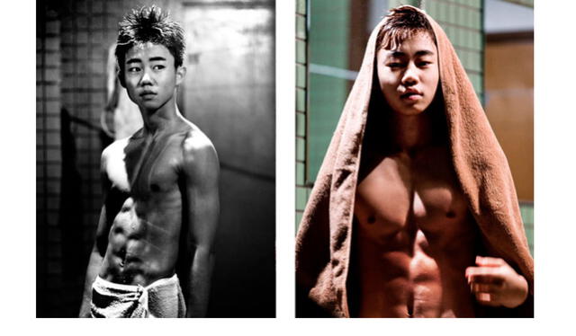 Park Ji Bin mostró su esculpido cuerpo en 2013, cuando tenía 18 años. Crédito: Instagram