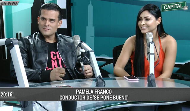 Christian Domínguez y Pamela Franco