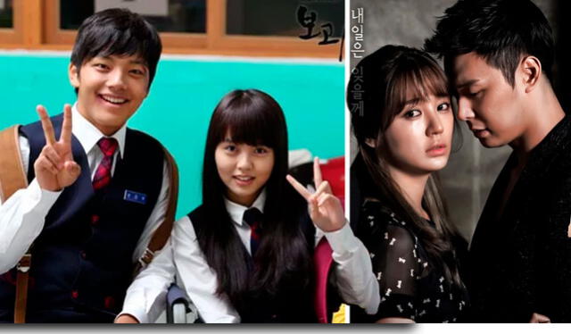 Yeo Jin Goo y Kim So Hyun interpretaron las versiones adolescentes de Park Yoo Chun y Yoon Eun Hye en Missing You (MBC, 2012). Crédito: fotocomposición