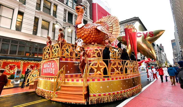 El desfile de Macy's por Thanksgiving se convirtió en una tradición en Nueva York y en la cultura estadounidense. Foto: AFP.   